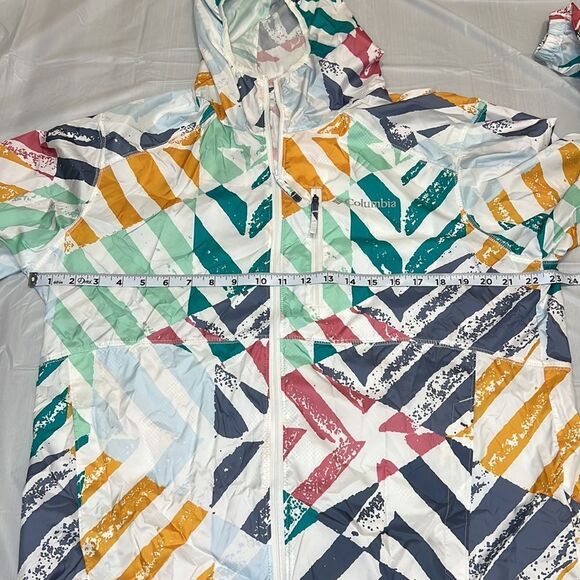 Columbia Men’s Print Flash Forward Windbreaker Size Medium - Picture 6 of 9